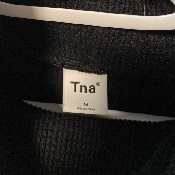 TNA Black Waffle Top - Picture 2 of 3